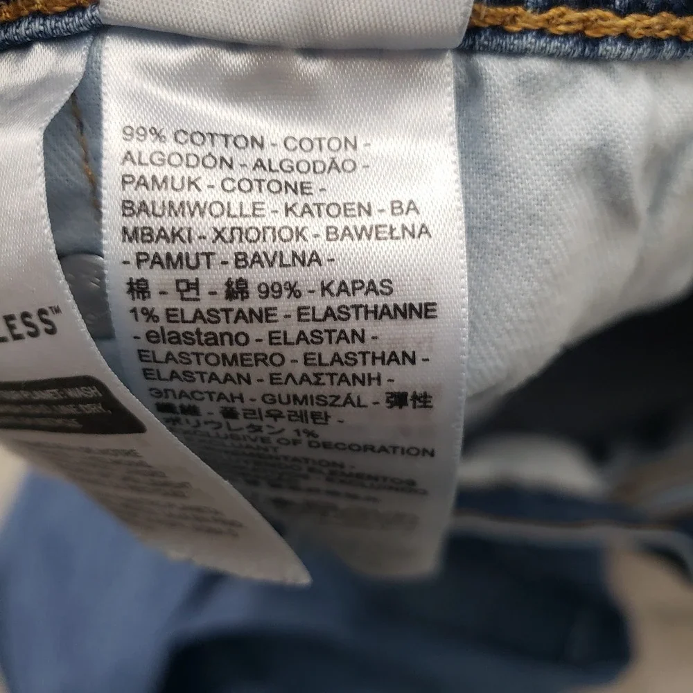 Levi's 505 Jeans Mens 33x34 Blue Workwear Straight Leg Denim Medium Wash